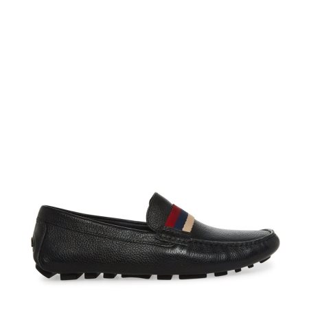 Loafers Steve Madden Baz Cuero Hombre Negras | ES SI9140